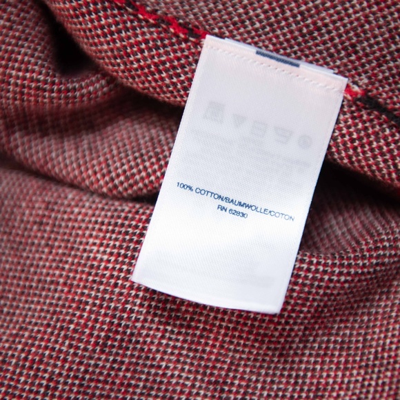 Lands' End Plaid Tartan Open Front Knit Cotton Cardigan - Picture 9 of 10